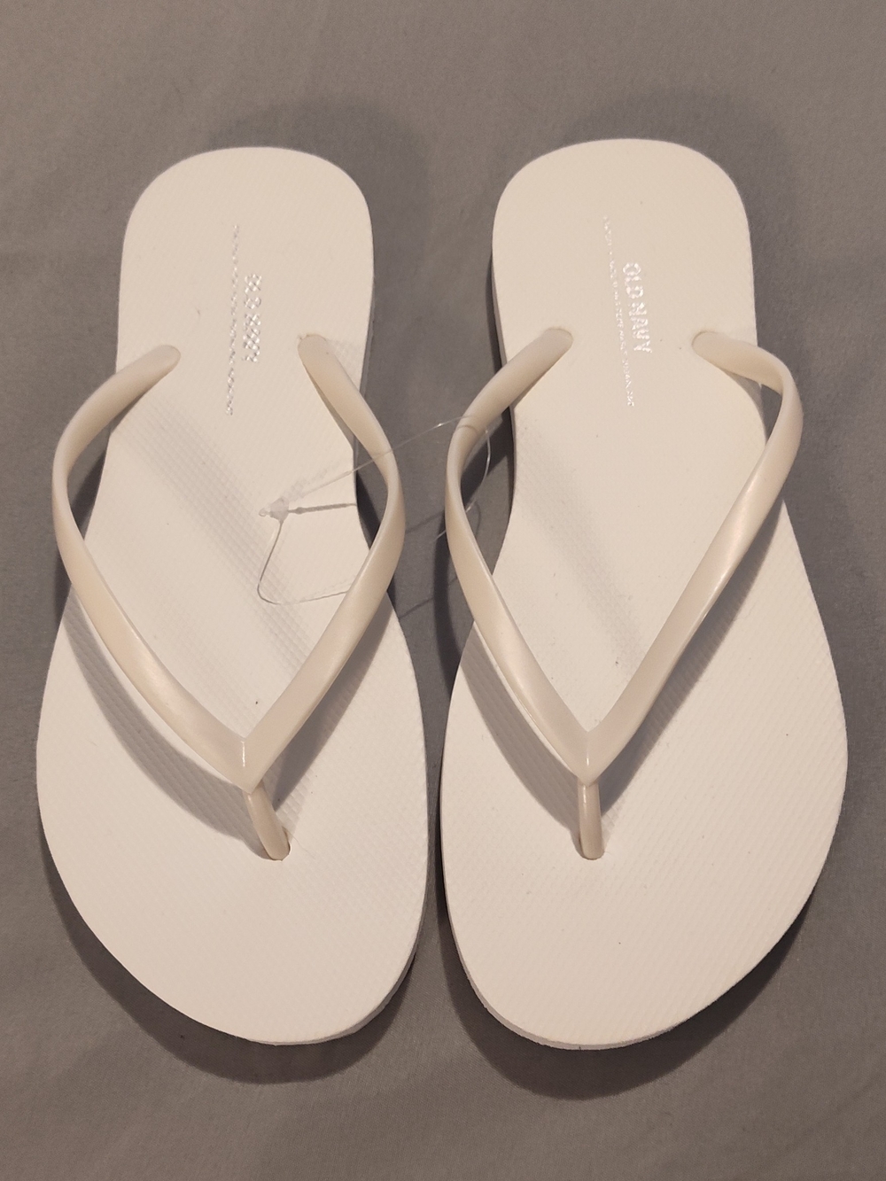 NEW! Old Navy Cream-White Flip Flops-Sz 7